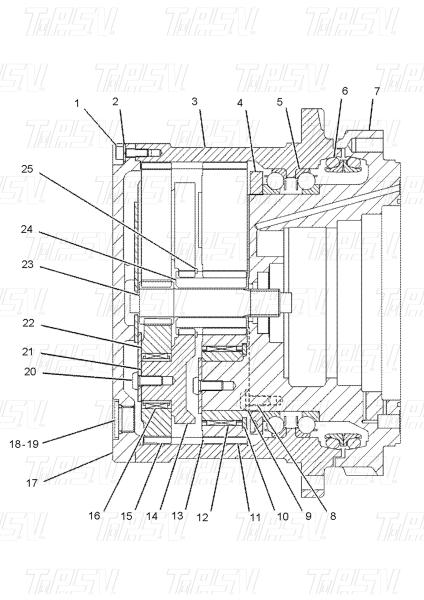 Custom Bolt On Hydraulic Swing Motor Travel Motor Drive Catalog For Excavator