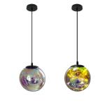 Fashion Glass Ball Pendant Light Modern LED Indoor Lamp Restaurant Dining Room