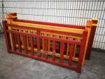 Customized Fiberglass Wood Grain Handrail Or Fence For Garden And Landscape