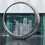 3.5 Meter High LED 316 Grade Stainless Steel Sculpture