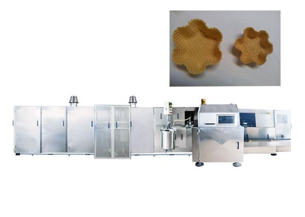 CE Wafer Making Machine , Ice Cream Manufacturing Equipment With Fast Heating Up
