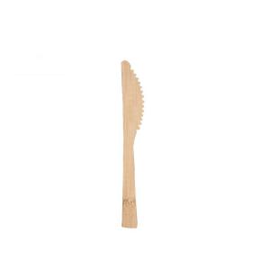 China 140mm Disposable Biodegradable Bamboo Knife Small With Sharp Edge For Restaurants Home And Kitchen on sale