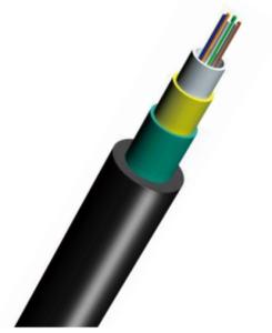 Quality GYFXS Armored Outdoor Fiber Optic Cable With Glass Yarn Strength Member wholesale