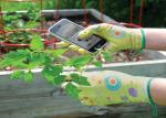 No Slip Women'S Work Garden Gloves Knitted Wrist Flower Printed CE Approved