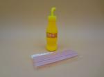 Christmas Straw Fruits Sugar Powder Candy With Powdered Sugar Dispenser