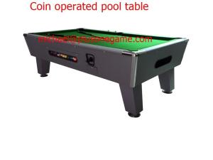 Quality Manufacturer Coin Operated Pool Table 8' Wood Pay Pool Table with Wool Felt playing court wholesale