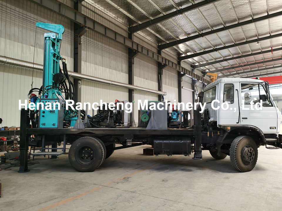 300 Meters Depth Mining drilling rig Equipment Machine water well Borehole Mounted On truck