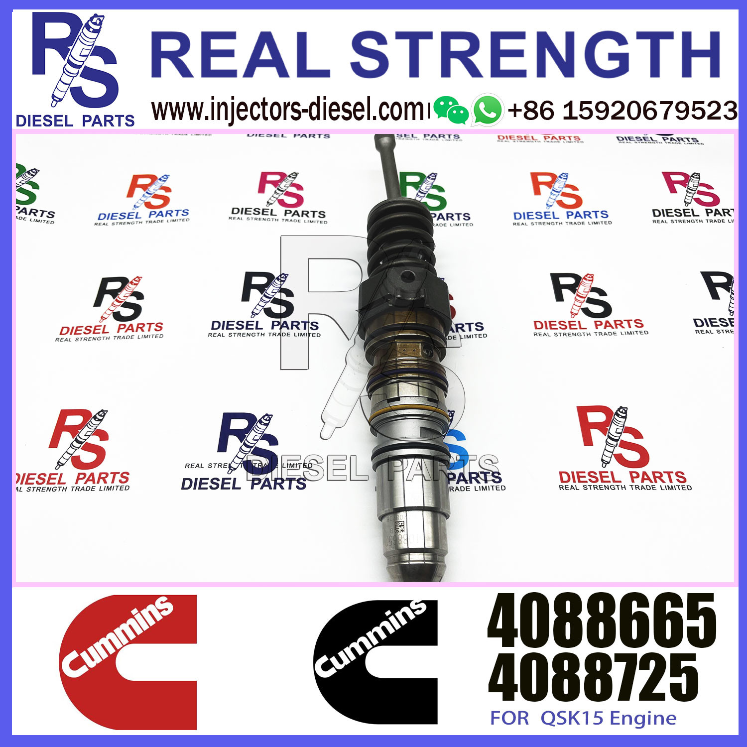 Diesel Fuel Injector common rail injector 3095040 CUM-MINS M11 4088327 4088665 3411753 3095040 3080429 3411756 4061851
