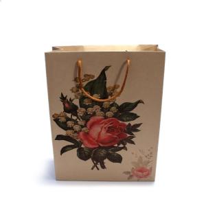 Quality Custom Logo Printing Gift Paper Bags With Handles Simple Modern Style wholesale