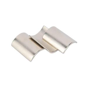 NiCuNi Coated Sintered Rare Earth Magnets Arc Segment Customized
