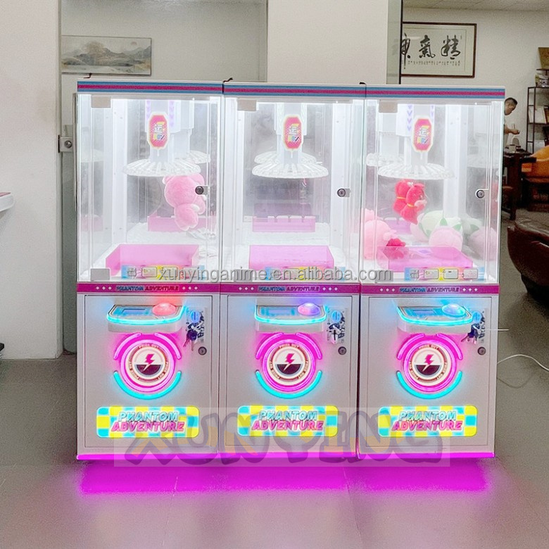 110V Gachapon Machines Single Prize Cube Claw Machine 50KG