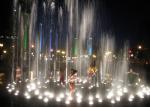 Colorful Lamps Marble Musical Dancing Fountain , Light Up Fountain For Uptown