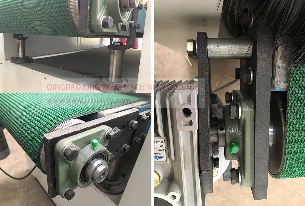 KC1000-3R Wood grain making wire brush machine for wooden table floor door