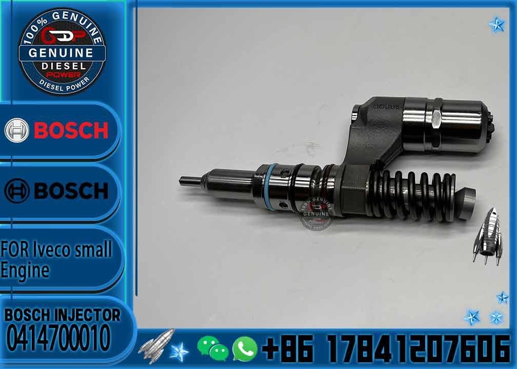 Reliable Fuel Injector Assembly 0414700010 For Bosch Engine For Iveco Series Matching Diesel
