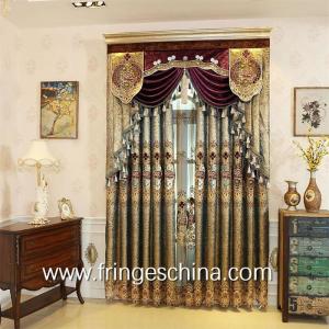 Quality European Style Home Textile Blackout Jacquard Embroidery Window Curtain wholesale