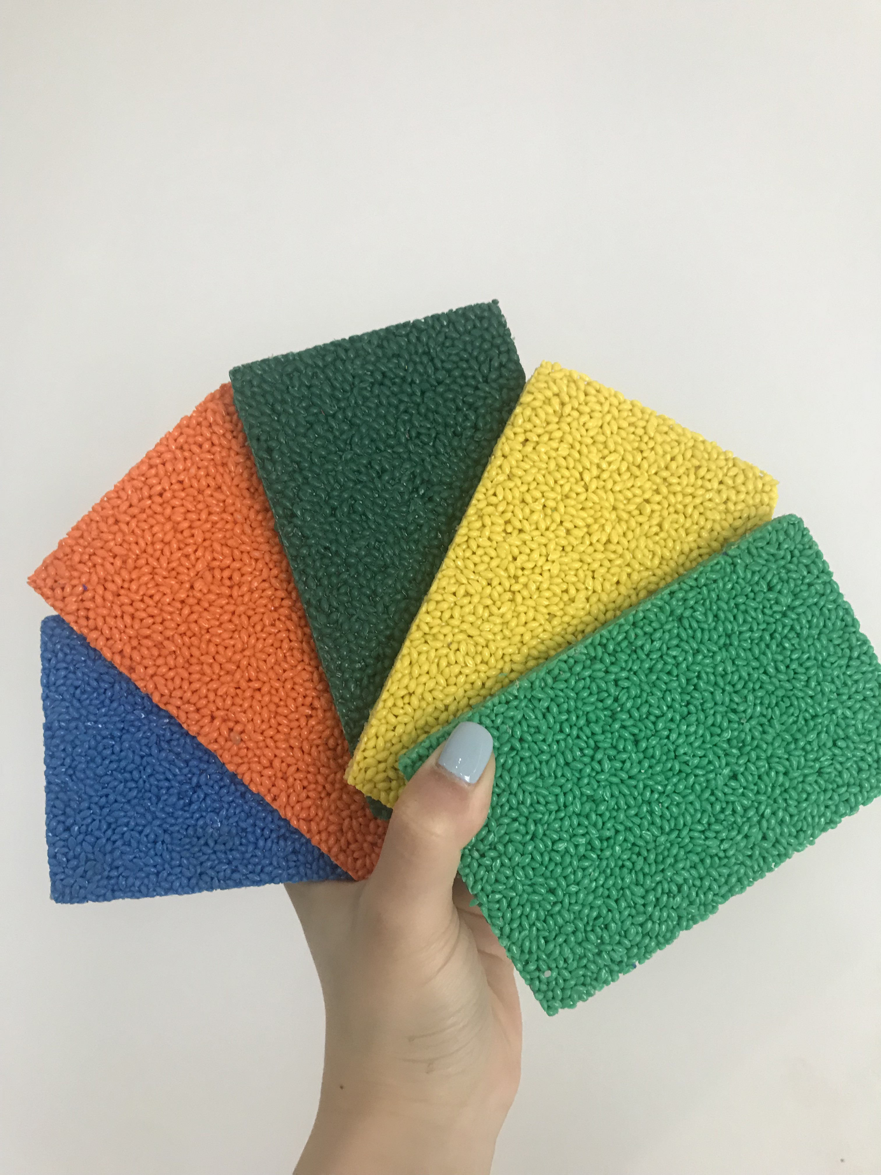 Rice Shape Dust Free Non Static Ecolastic EPDM Granules