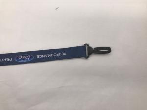Quality Promotion Neck Strap Dye Sublimation Lanyards For Card Holder , Black Color wholesale