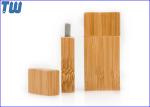 Big Block Thumb Drive Natural Wood Bamboo Material Magnet Connected