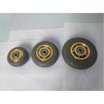 100mm/125mm/150mm/200mm Golden Caster Wheel with Brake and Locking Mechanism