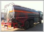 371hp Chemical Tank Trailer , 8x4 Aluminum Tanker Trailer Single Compartment