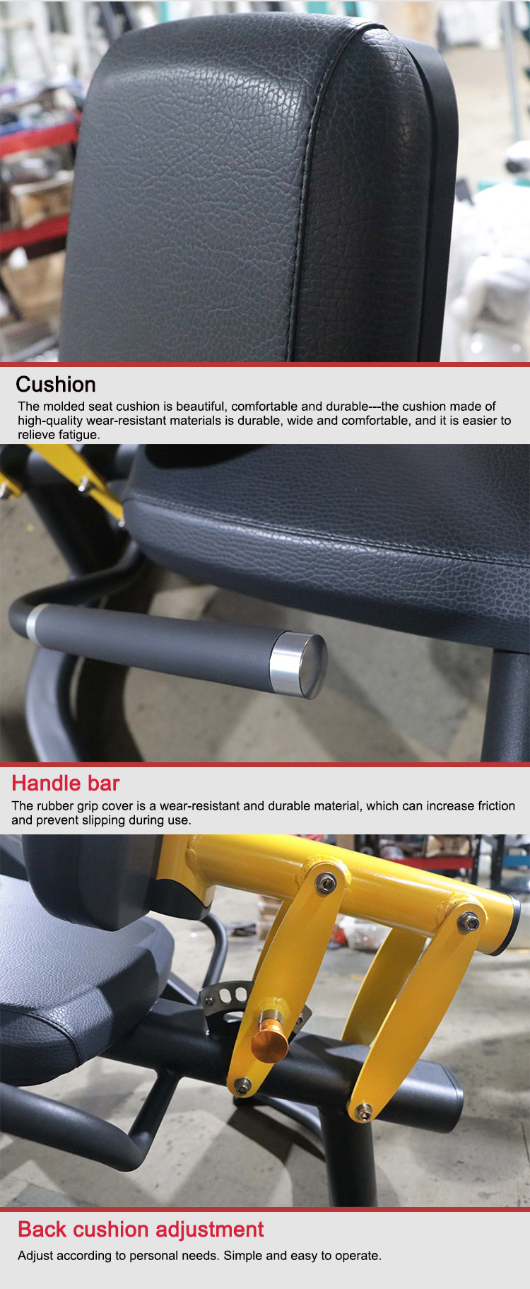 3.0mm Hammer Strength Plate Loaded Equipment Adjustable Seated Leg Extension