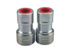 1-1/4'' Steel Double Shut Off Coupling , Hydraulic Quick Disconnect Couplings