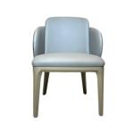 Modern Style Customized Ash Wood Leather Chair for Indoor Hotel Dining Room