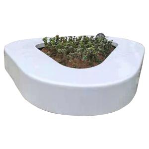 Quality Large Irregular Fiberglass Planter Troughs For Commercial Plazas wholesale