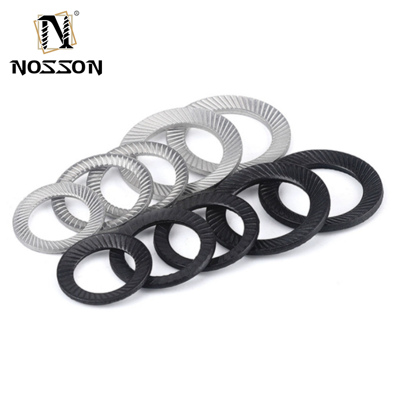 Countersunk Double Sided Tooth Washer M2.5-M30 DIN9250 ANSI/ASME Standard for Heavy Industry Applications Knurled Pattern