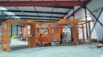 Energy Efficient 3 Arm Small Rotomolding Machine Easy Operation