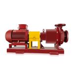 Coupled Magnetic Drive Centrifugal Pump for Large Flow Application