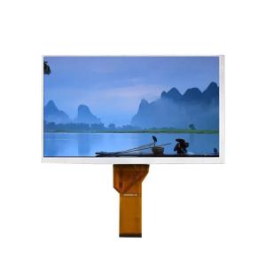 Quality 250 Nits 50 Pins TFT Color Monitor 7 Inch 70 Degree LCD 800x480 wholesale