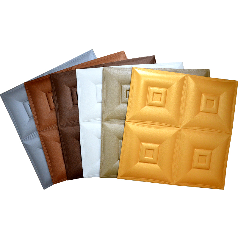 Wall Coating 3D Brick Design Foam Wallpapers for Administration Easy Installation