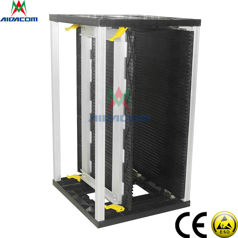 Traceless 10e6 Ohm Metal Plastic ESD Magazine Rack