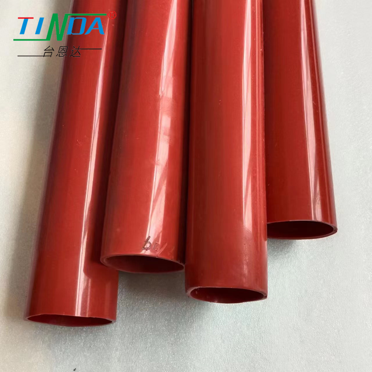 Chemical / Heat Resistant Red Rubber Sleeve For Plastic Film Printing