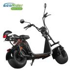 60V 12ah/20ah Two Wheels Electric Scooter EcoRider ES057 Citycoco 6-8 Hours