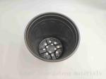 Series 7 Black plastic plant pot BN190