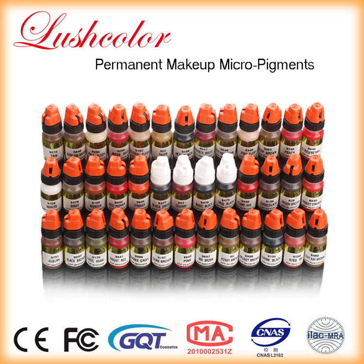 Tattoo Semi Permanent Makeup Pigments Ink Lushcolor Cosmetic Cream Eyebrow