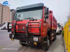 Quality 371HP 6x4 Sino Dump Truck With Military Bumper South Sudan wholesale