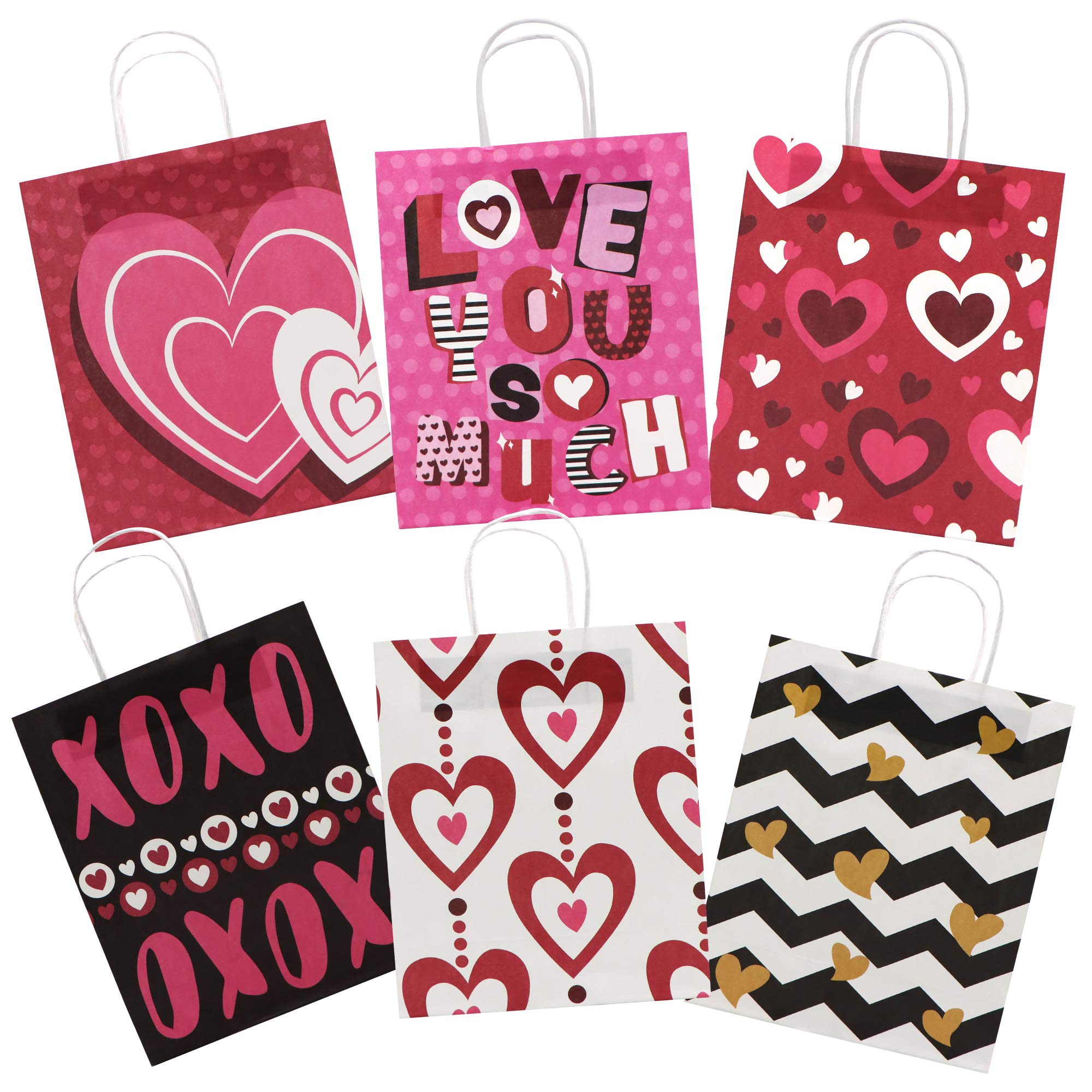Gravure Printing Valentine's Day Festive Hand Gift Shopping Paper Bags Manufactured
