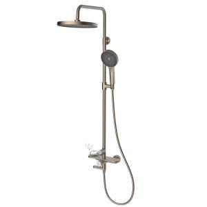 Quality Bathroom Brass Rainfall Shower System Modern 3 Function Hand wholesale