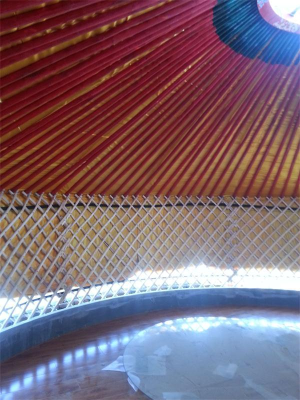4m Diameter Mongolian Domed Tent / Yurt Camping Tent For Living Or Catering