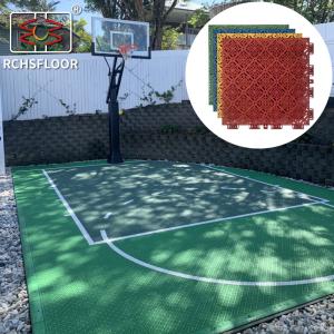 Quality 304.8mm*304.8mm PP Tennis Court Tiles Backyard Basketball Court Plastic Tiles wholesale