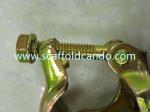 110° scaffold pressed electro galvanized double coupler clamp Japanese standard