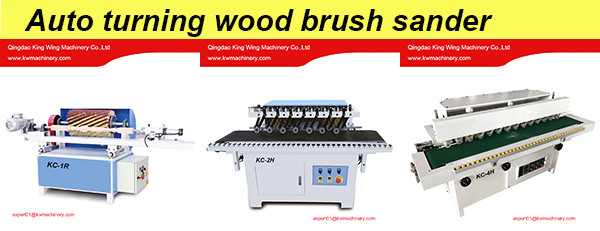Wheel brush sander for table legs