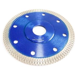 Quality HUACHANG Hot Press 5inch 125x0.8/1.2x10x22.23mm Blue Circular Diamond Saw Blade For General Purpose , Ceramic , Brick wholesale