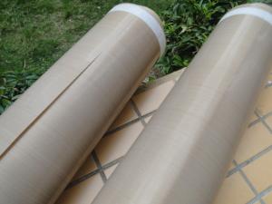 Quality Heat Insulation PTFE Coated Fiberglass Fabric Anti - Corrosion 0.13mm Thickness wholesale