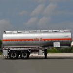 36000L 2 Axles Carbon Steel Tank Semi Trailer for Fuel and Diesel Transportation