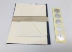 Fancy Writing Recycled Paper Greeting Cards , Blank Recycled Paper Photo