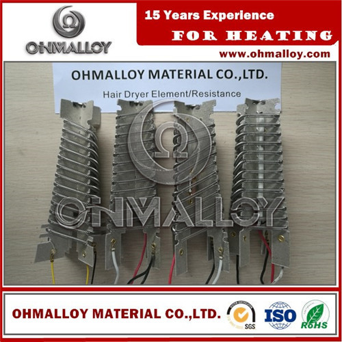 FeCrAl Alloy OHMALLOY Mica Electric Hair Dryer Heating Element Resistance